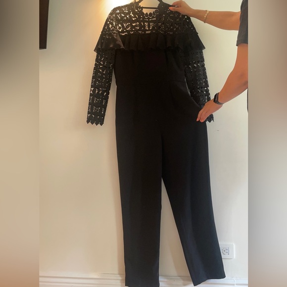 Slate & Willow Black Long Sleeved Jump Suit - Picture 4 of 5